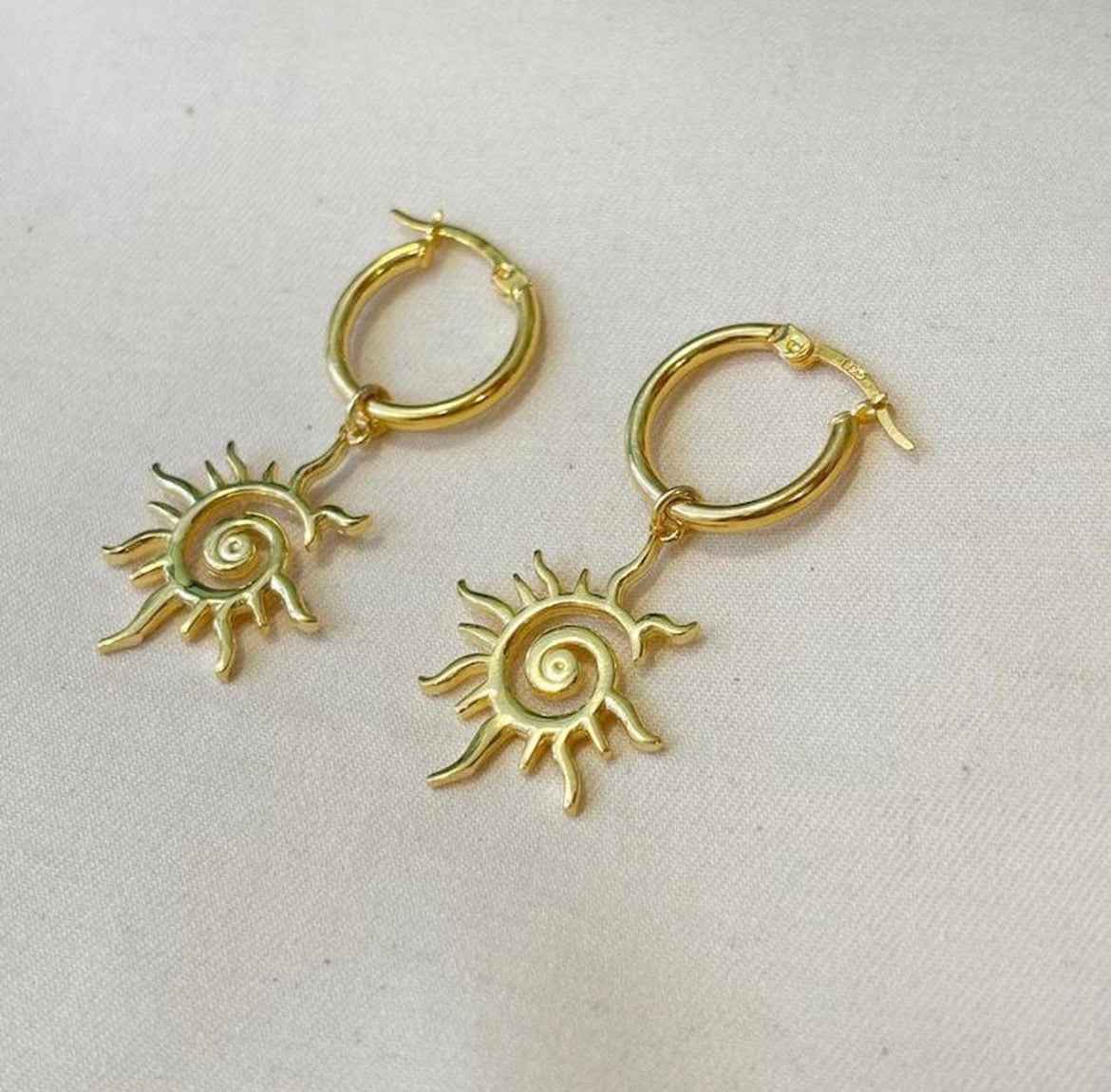 Sunburst earrings