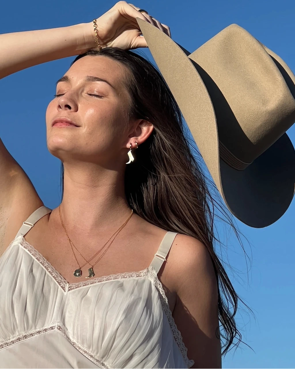 Cowboy boot Necklace