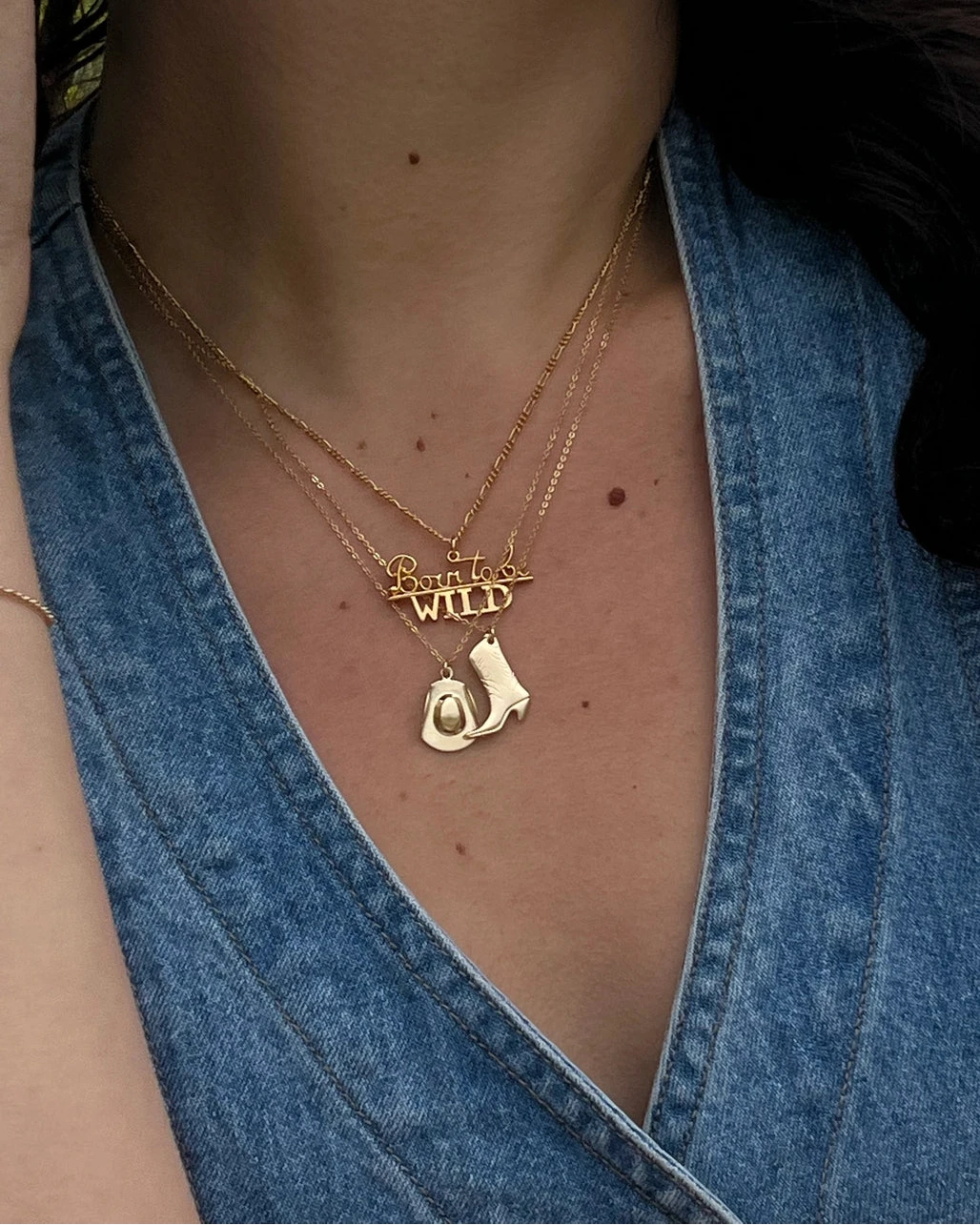 Cowboy boot Necklace