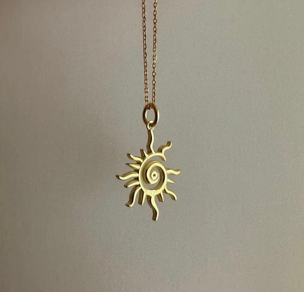 Sunburst necklace