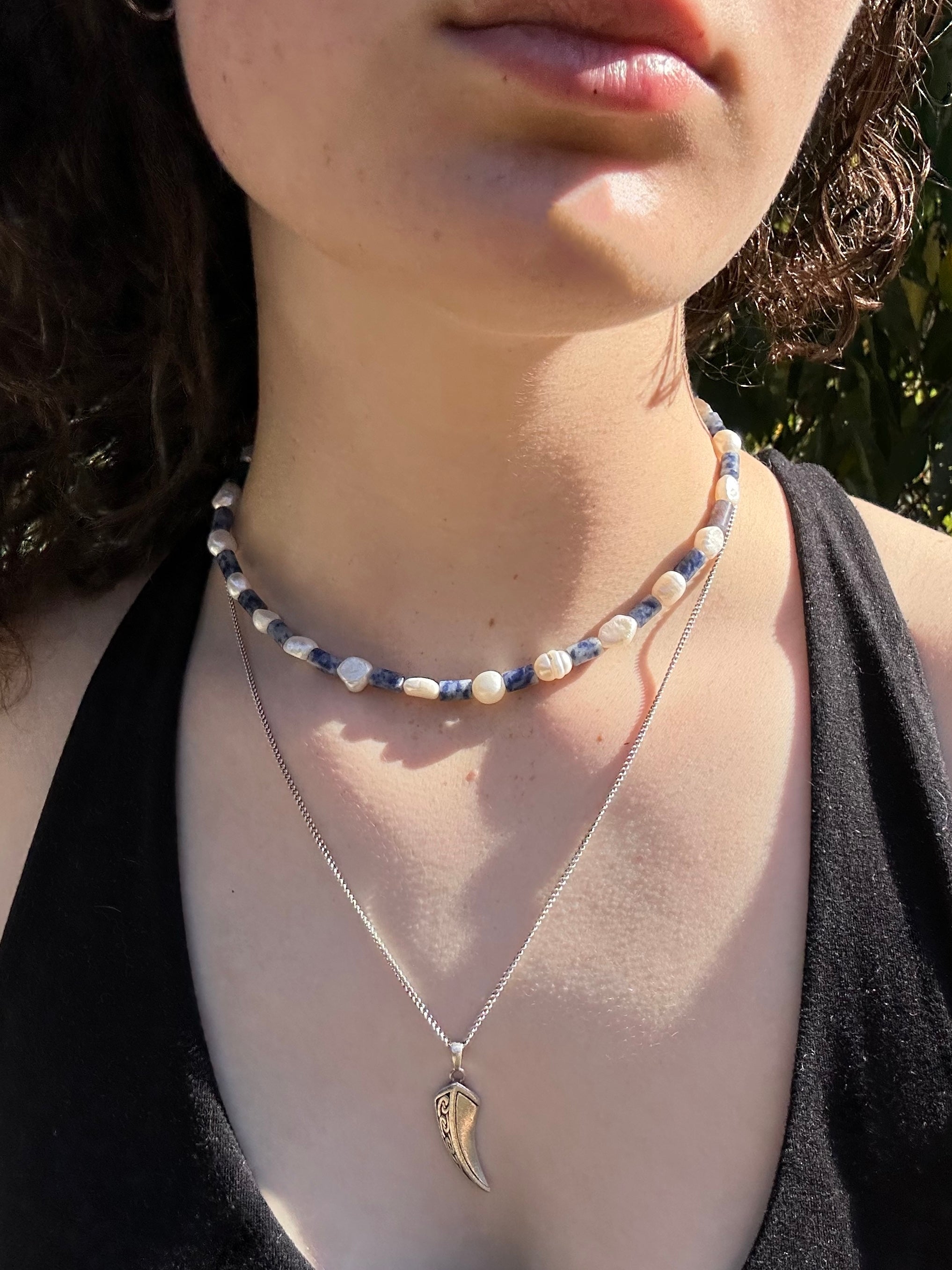 Custom stone necklace