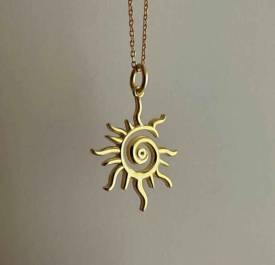 Sunburst necklace