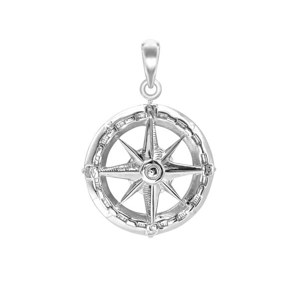 COMPASS CHARM (40 X 29MM)