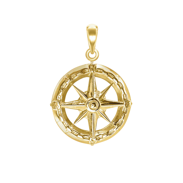COMPASS CHARM (40 X 29MM)