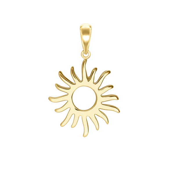 OPEN SUN CHARM (25 X 17MM)