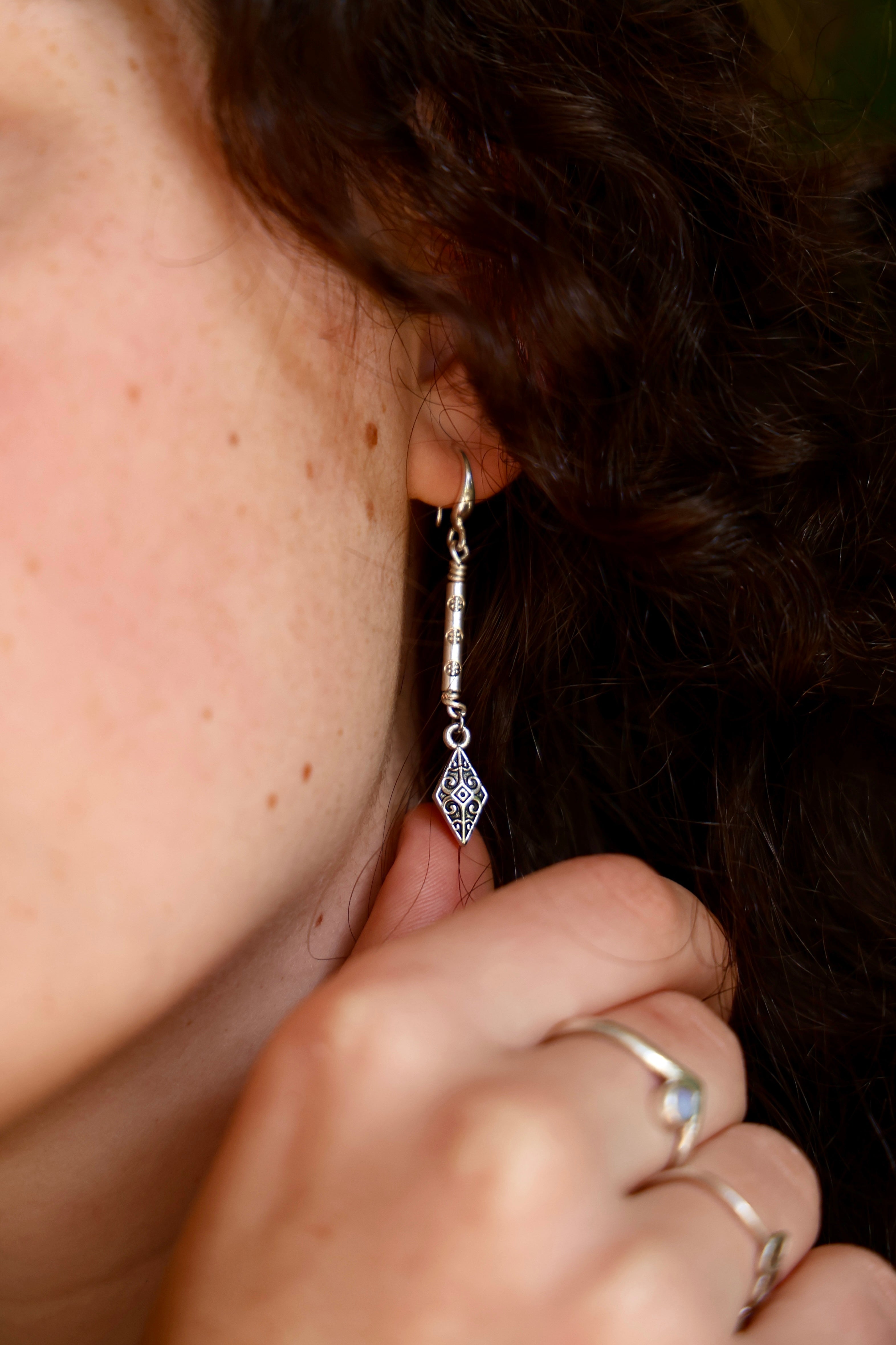 Dangle earrings