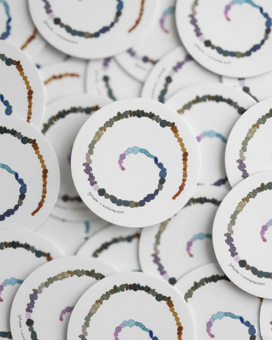 Crystal Spiral Sticker