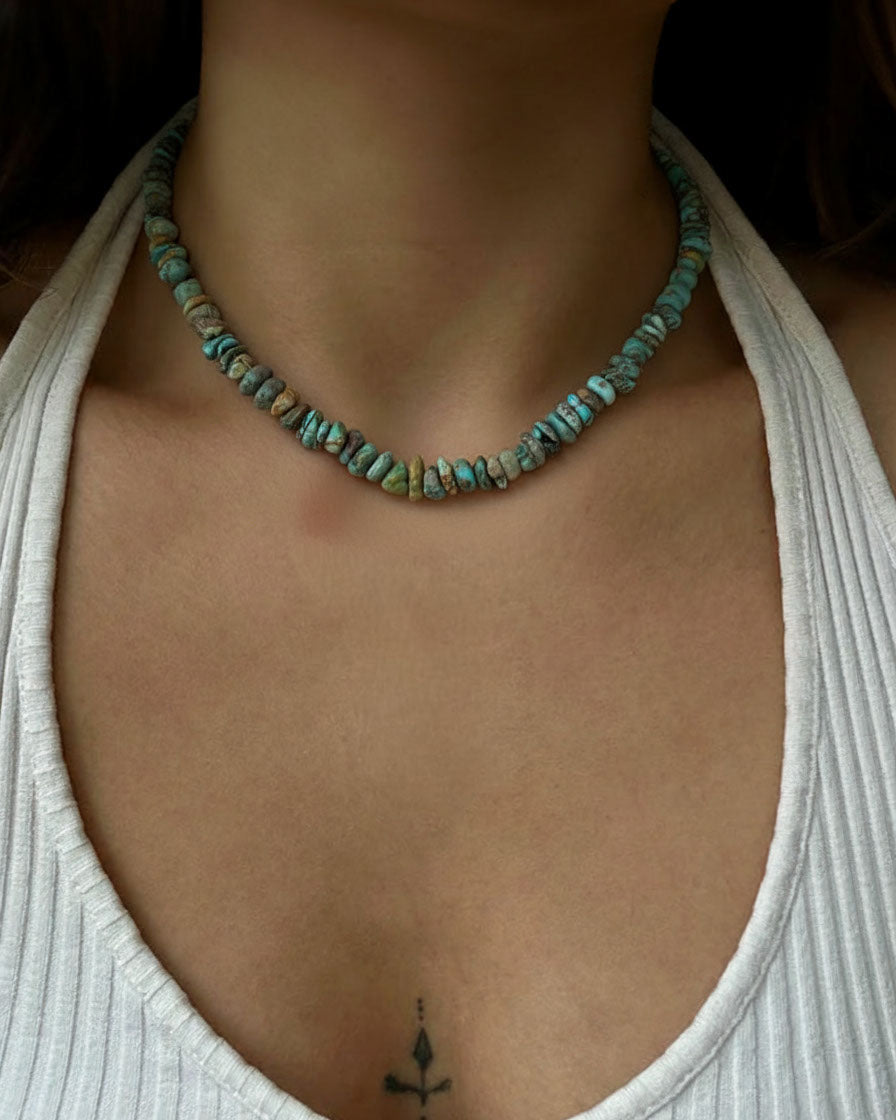 Rustic Turquoise Necklace