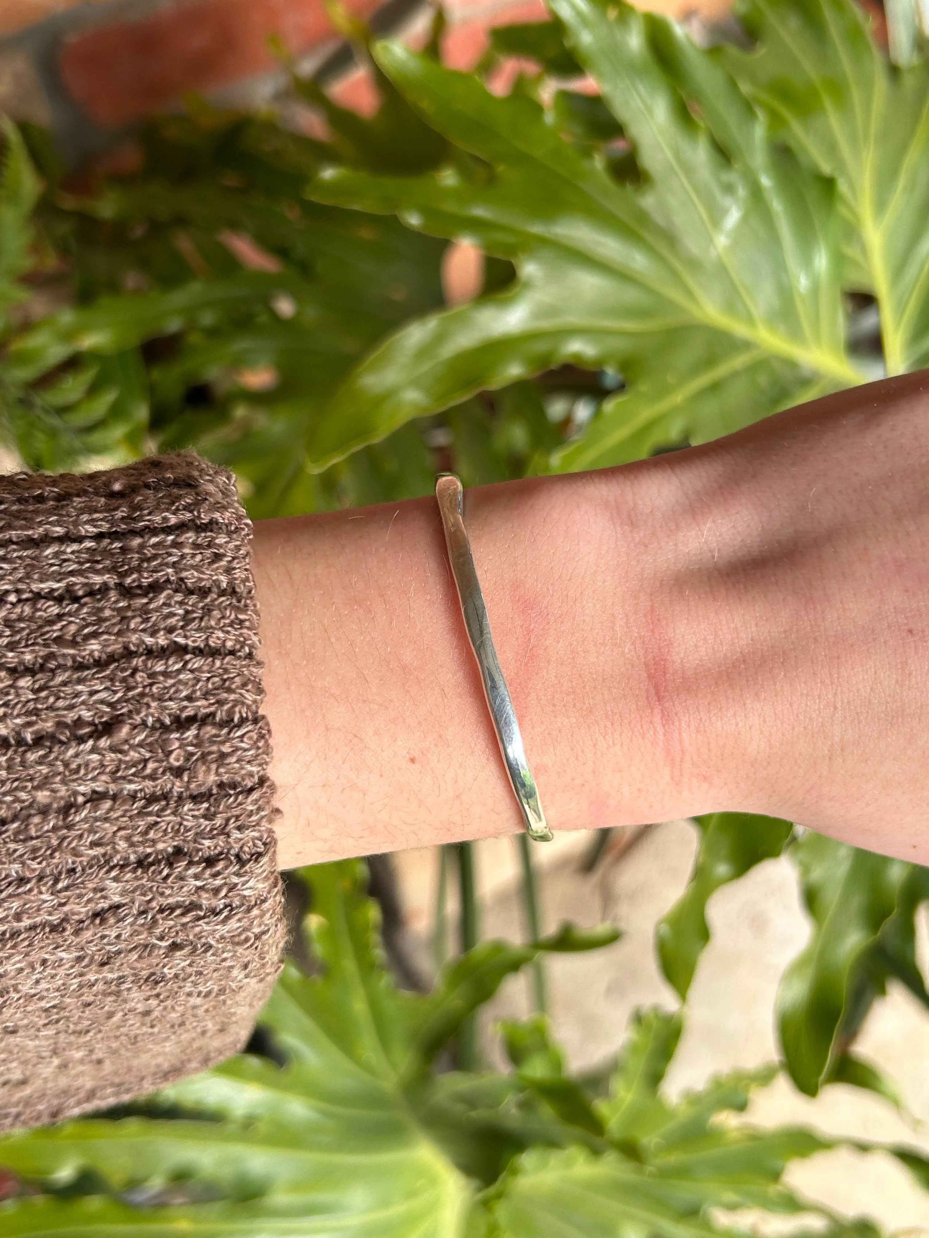 Organic Cuff - silver