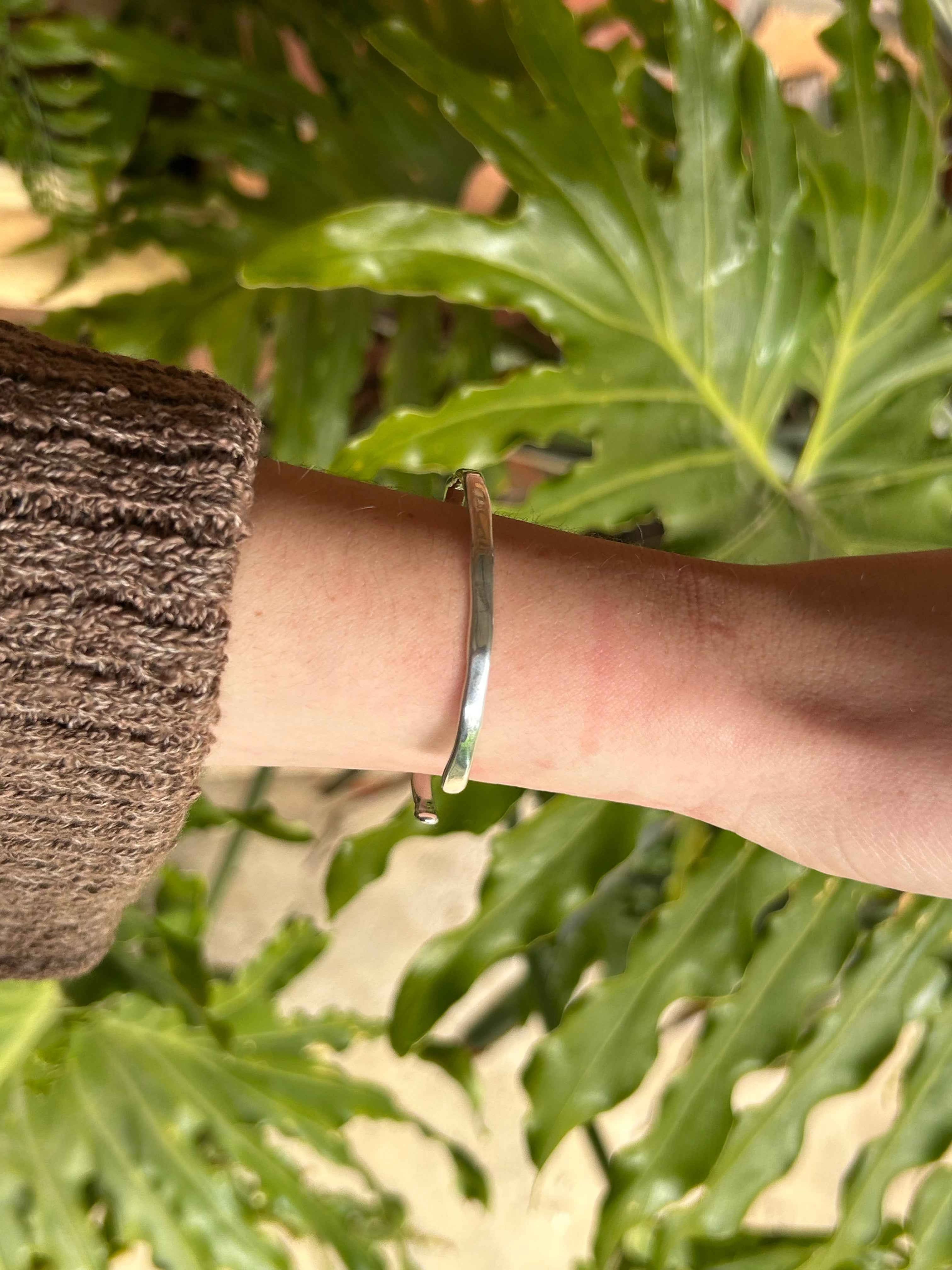 Organic Cuff - silver