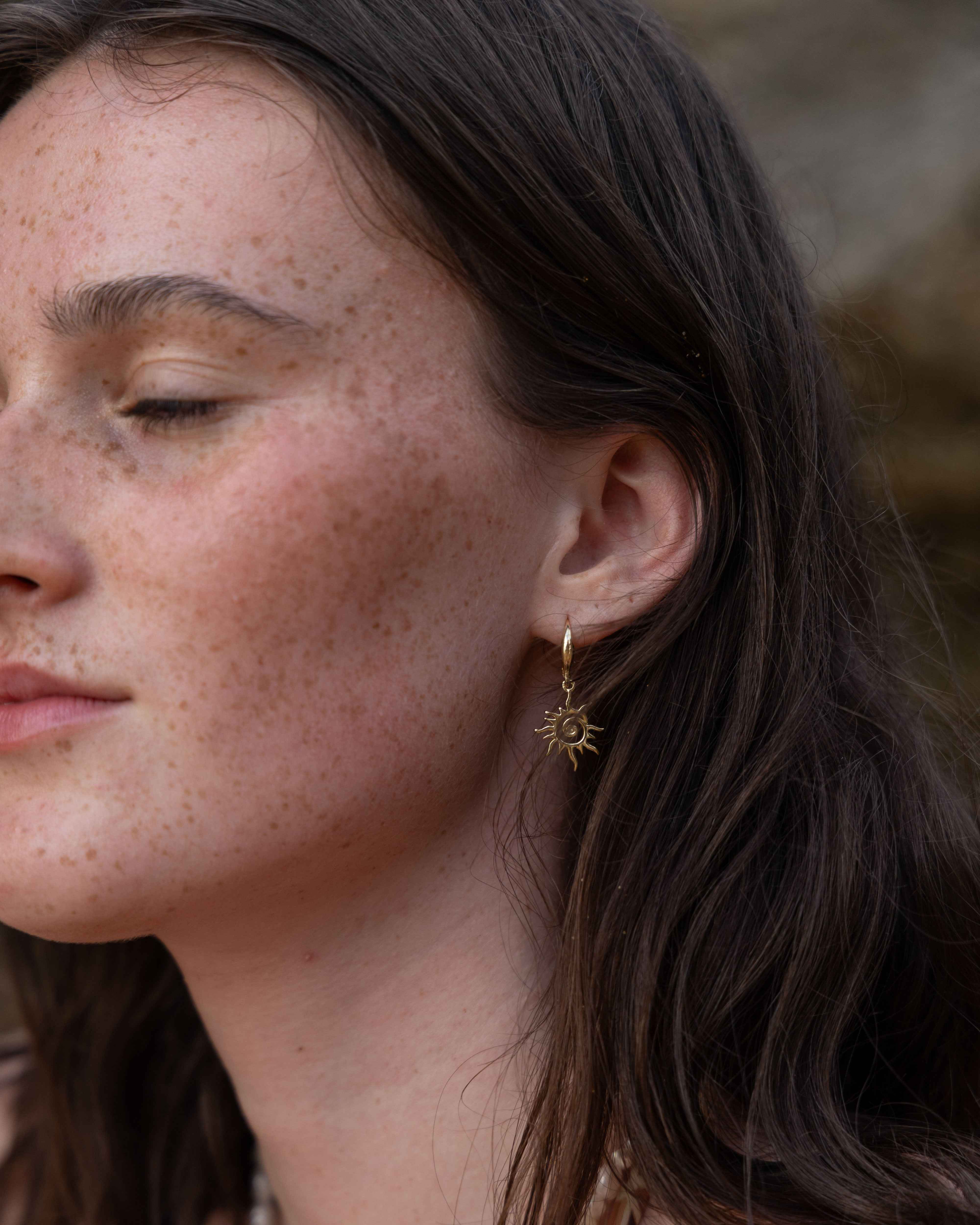 Sunburst Earring - Stylish Sun Earring for Everyday Wear