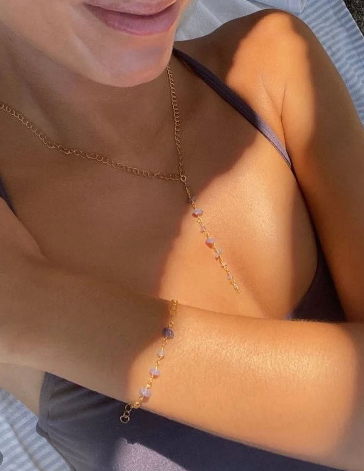 Amethyst Crystal Bracelet