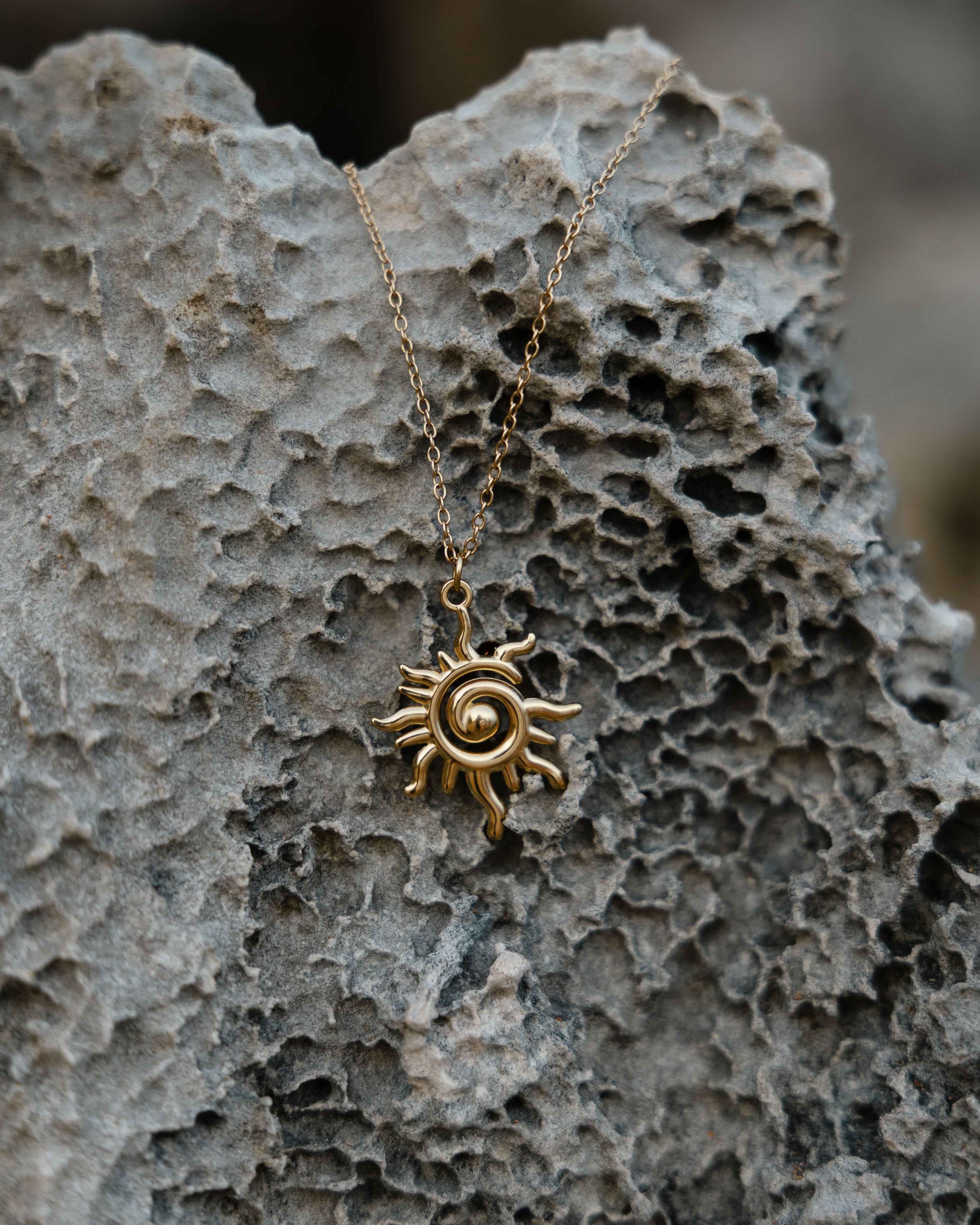 Sunburst Necklace - Elegant Sun Necklace for a Radiant Look