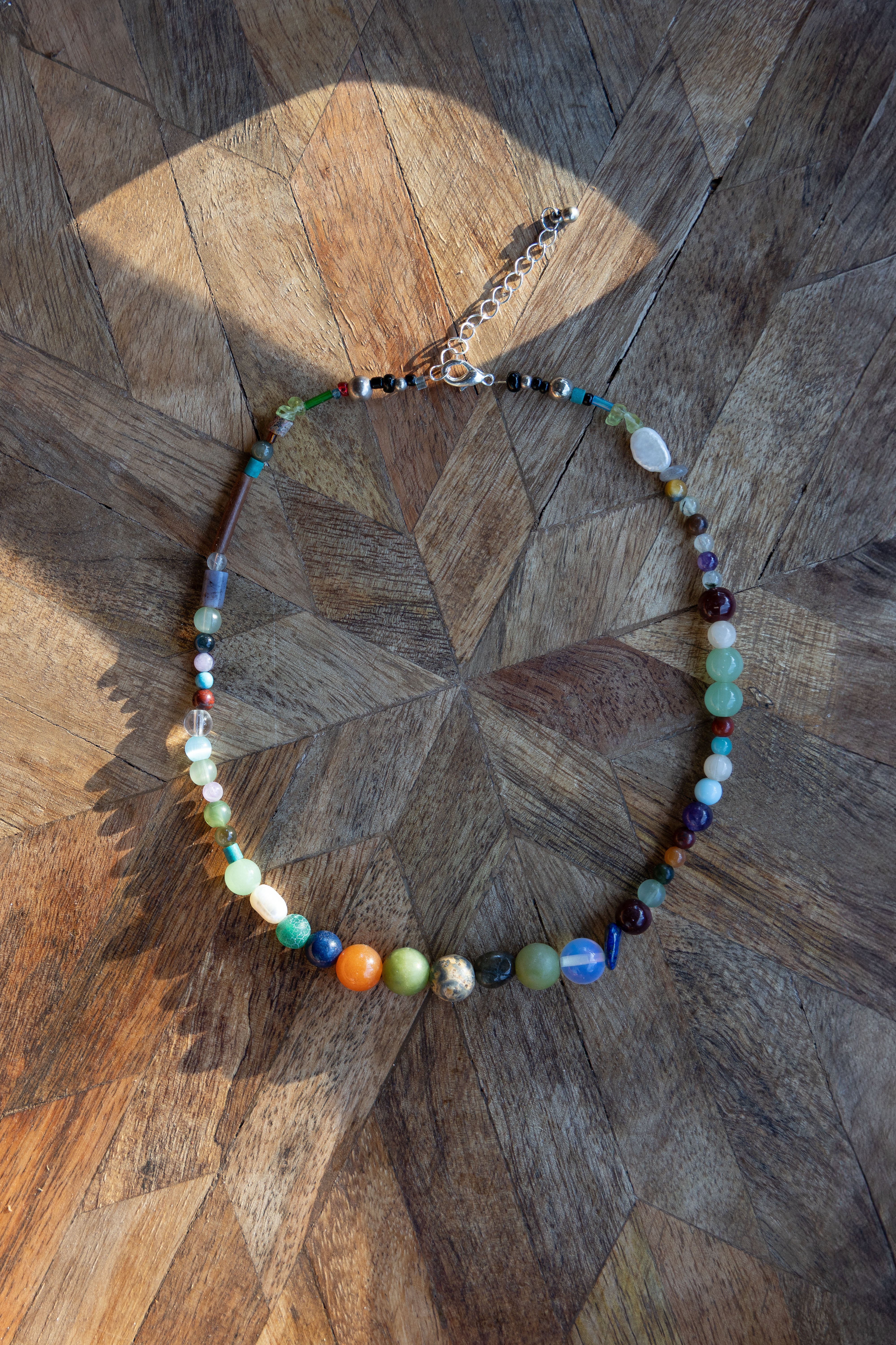 Custom stone necklace