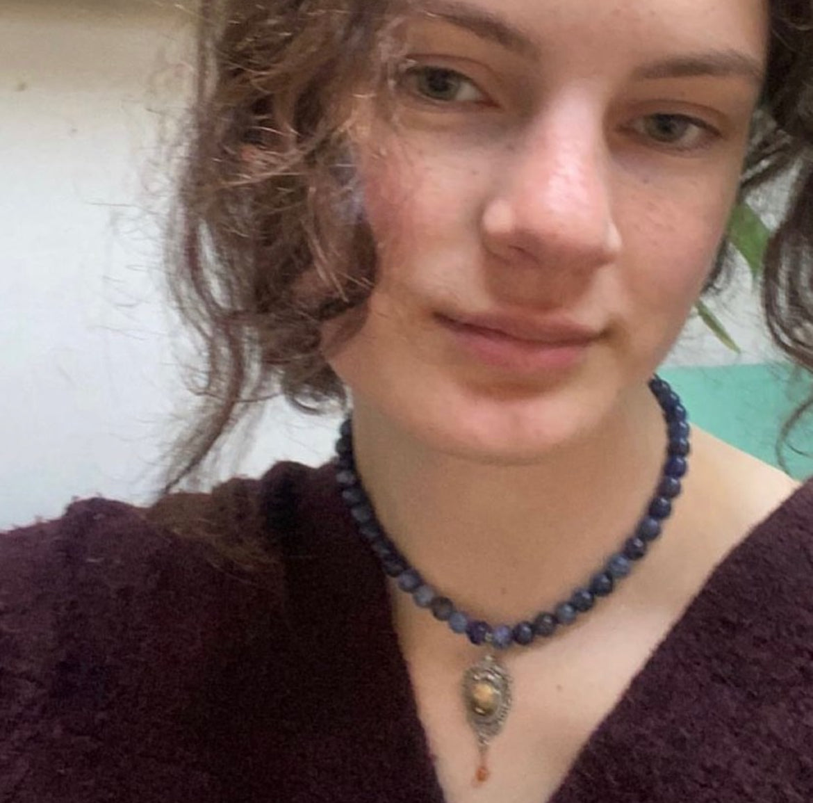 Custom stone necklace