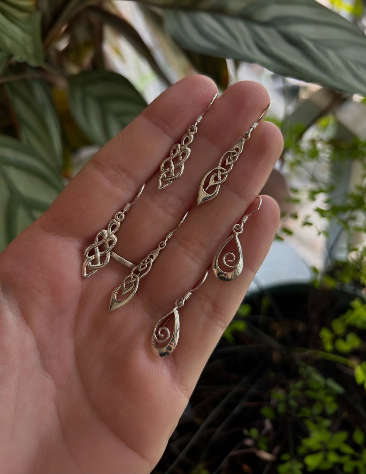 Sterling Silver Celtic Earrings