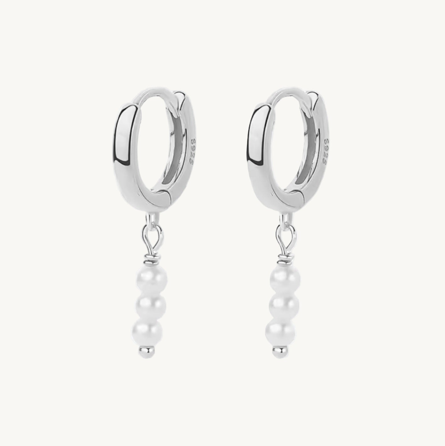 Pearl hoops