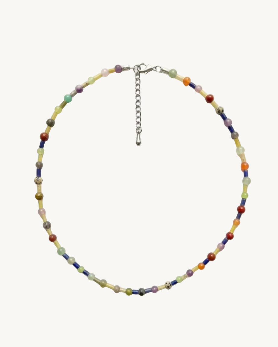 Custom Crystal Necklace – Personalized Bead Jewelry for Unique Style