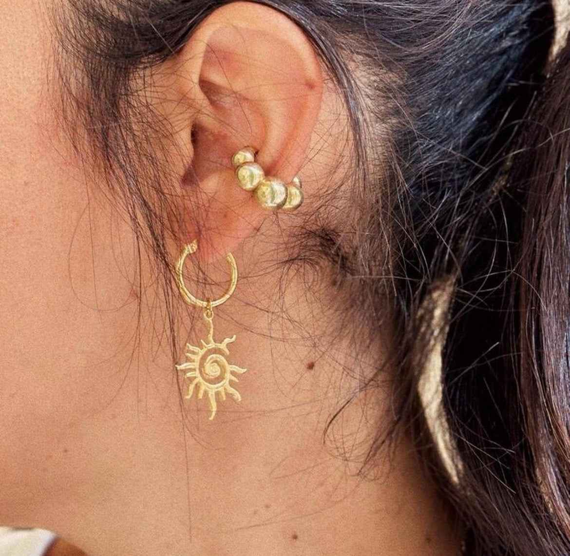 Sunburst earrings