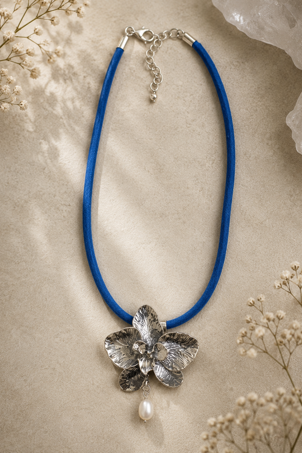Orchid necklace