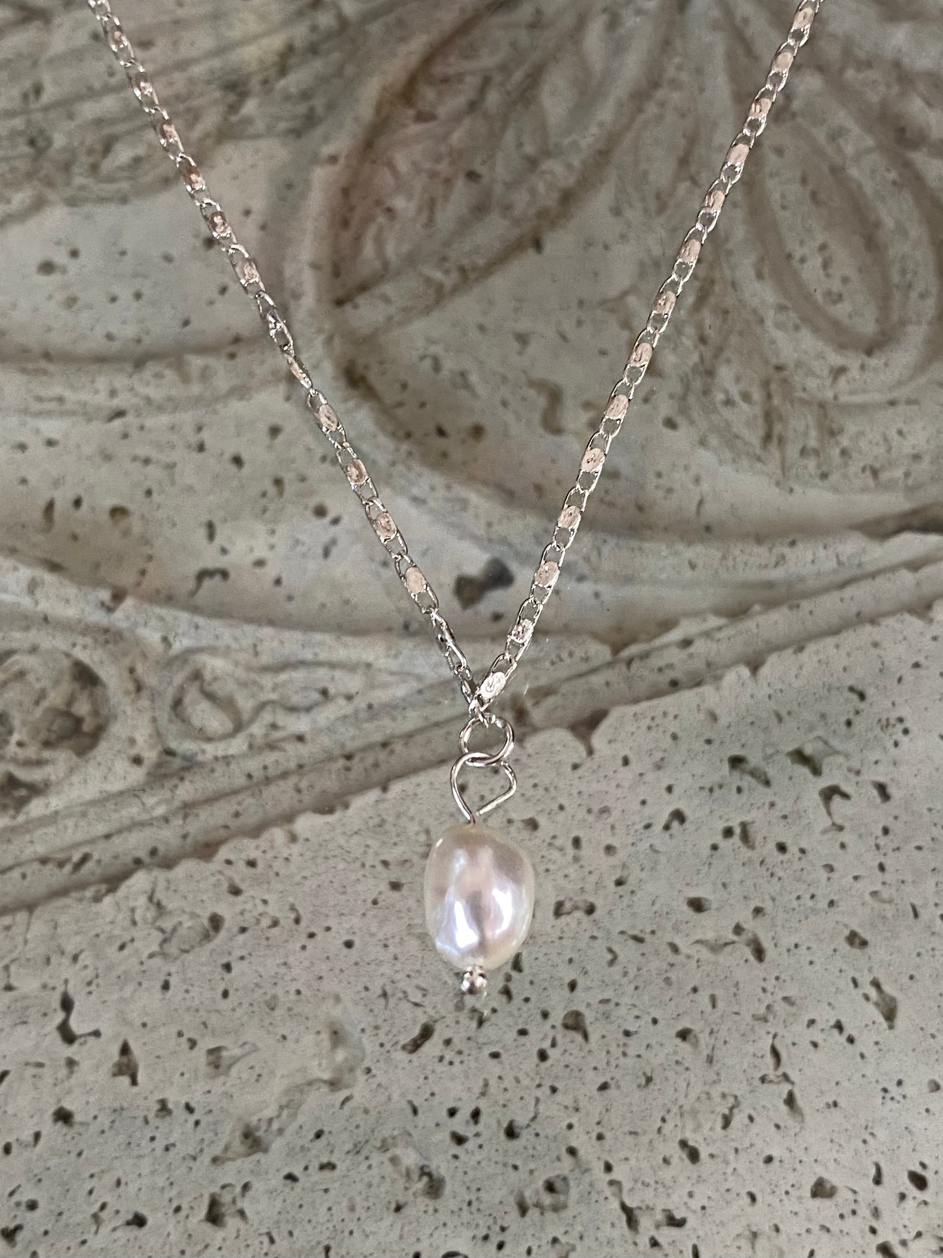 Silver Pearl necklace