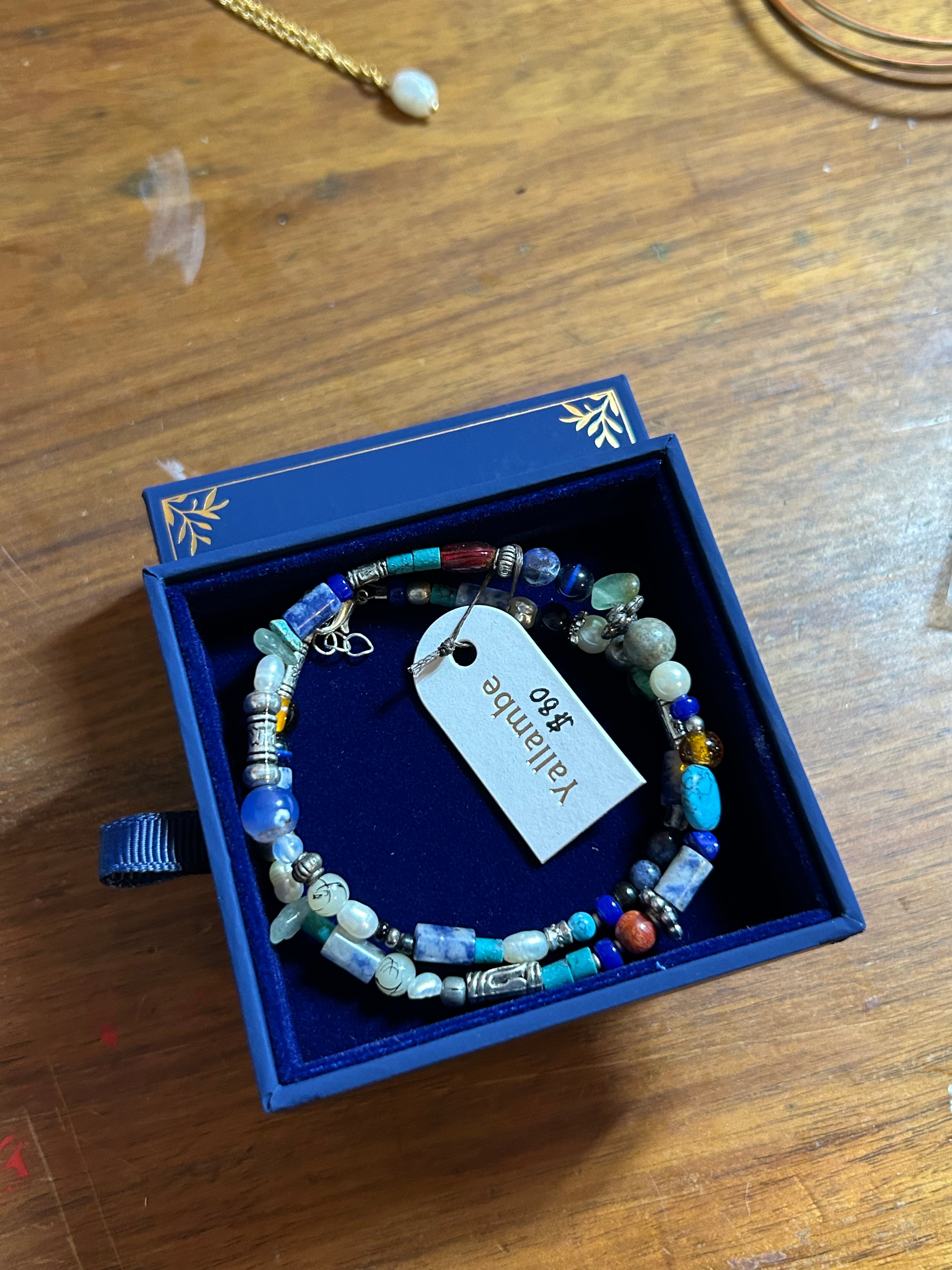 Custom stone necklace