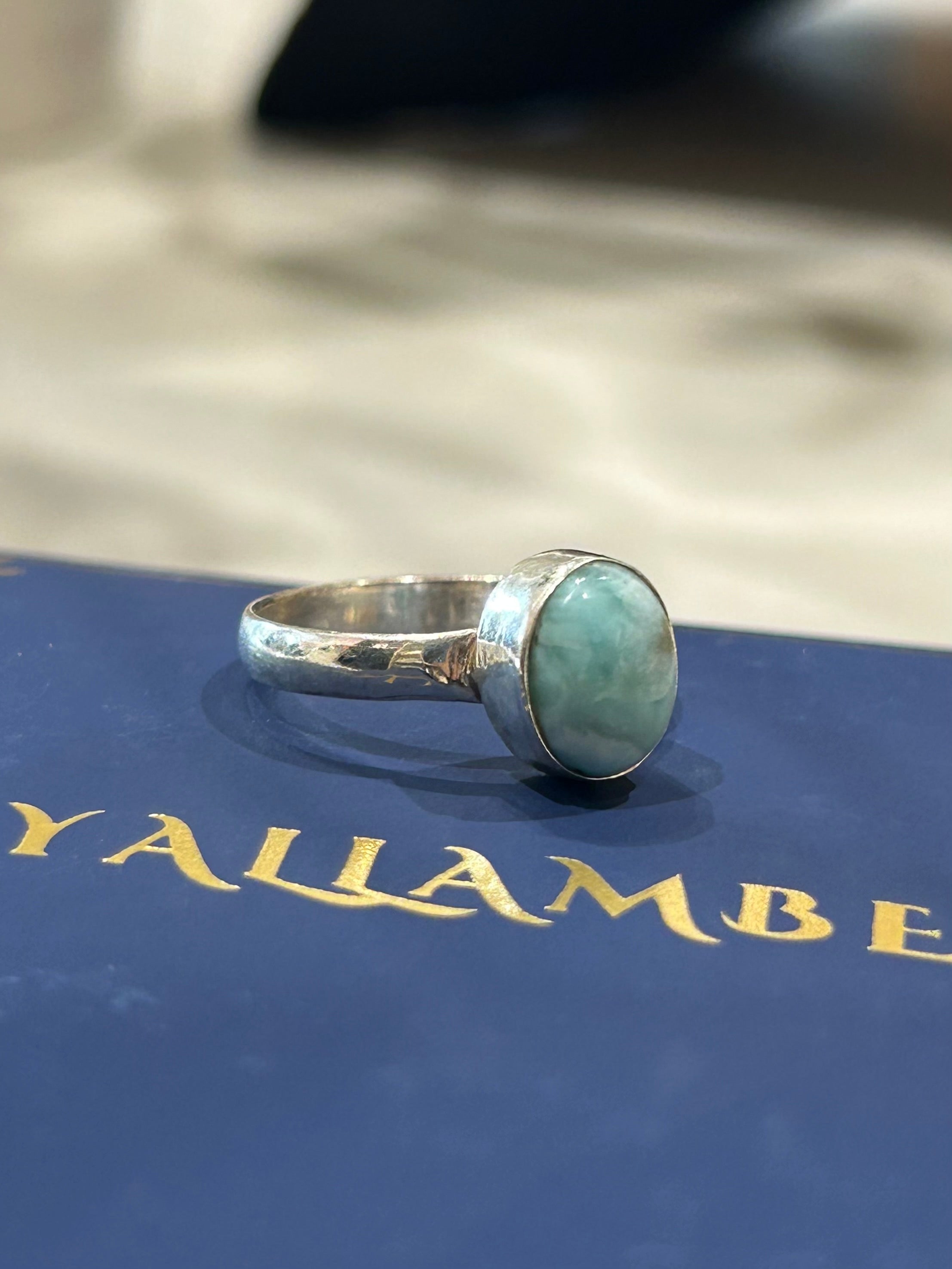 Larimar ring