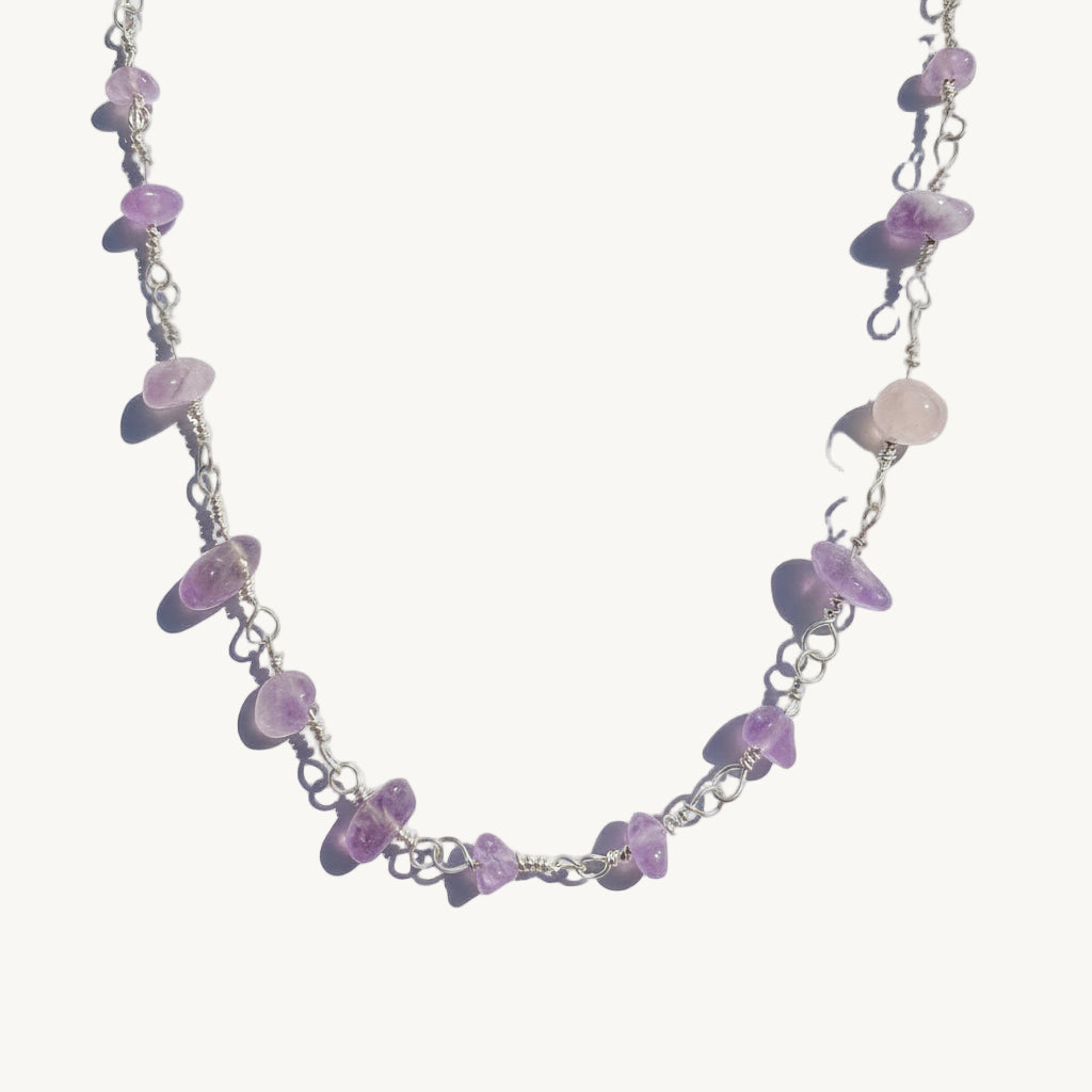 Amethyst necklace