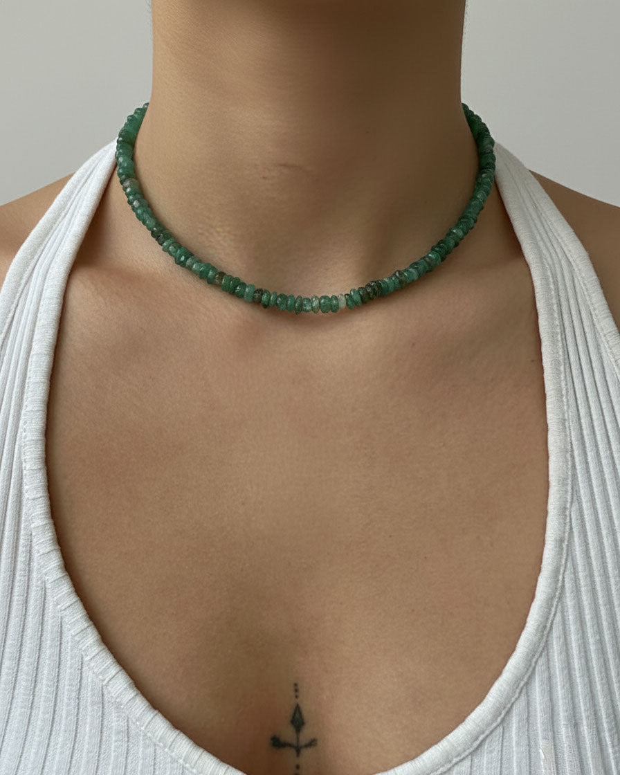 Green Nephrite Jade Necklace