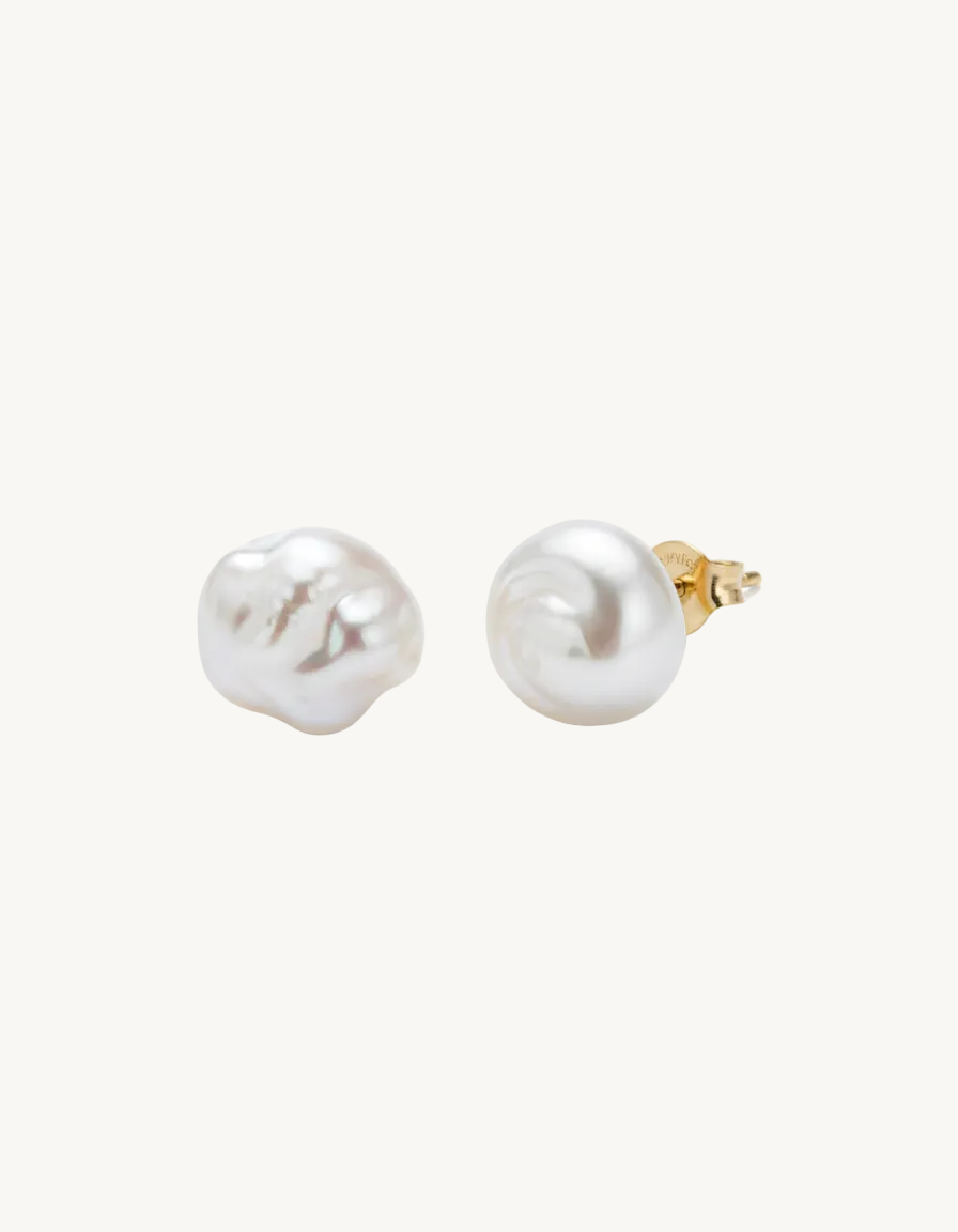 IRREGULAR PEARL STUDS