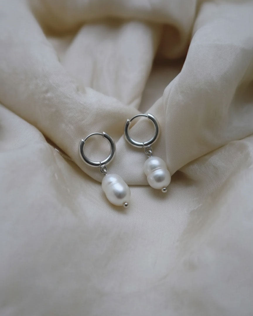 Pearl hoops