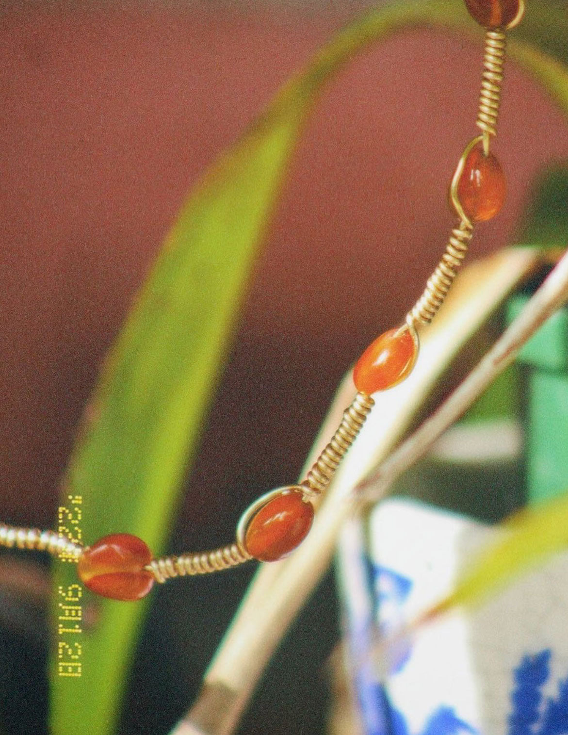Wire Wrapped Crystal Necklace