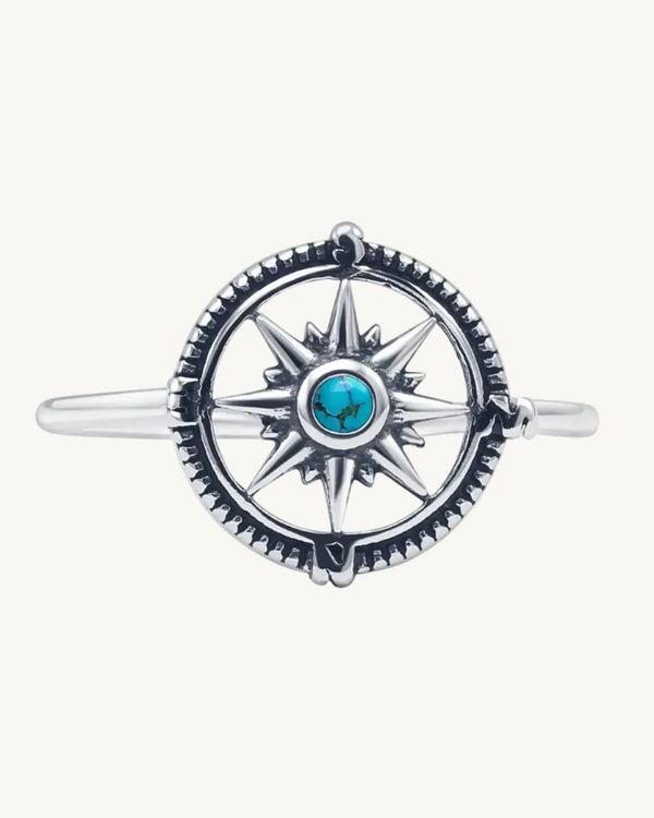 Compass Gemstone Ring