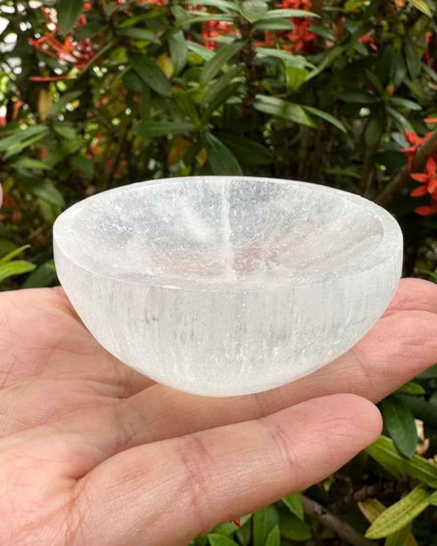 Selenite Circle Bowl