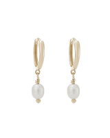 Freshwater Pearl Hoops